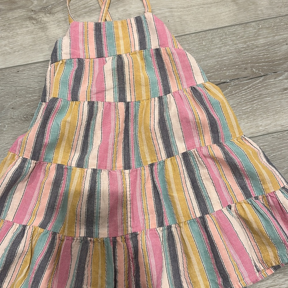 Cat & Jack Colorful Striped Kids Dress